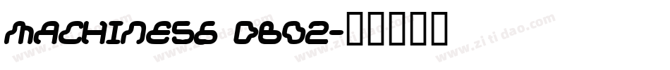 Machine56 DB02字体转换